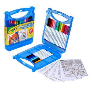 CRAYOLA CREATE N COLOR MARKERS AND PAPERS