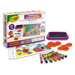 CRAYOLA - STAMP & COLOURING KIT