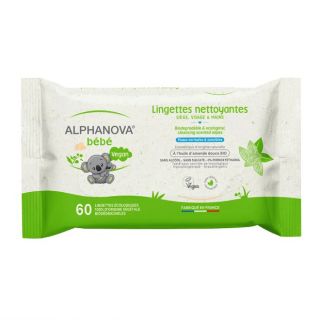 ALPHANOVA BEBE - CLEANING WIPES 60 units