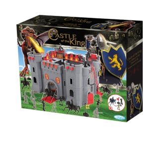 MOCHTOYS FORTIFIES CASTLE AND KNIGHTS, 38 X 39 X 24.5 cm