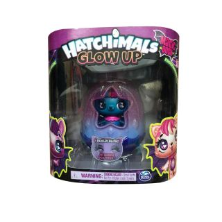 HATCHIMALS, GLOW UP, 3-INCH MAGIC DUSK COLLECTIBLE FIGURE WITH GLOW-IN-THE-DARK WINGS