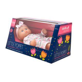 DOLLS WORLD - LITTLE POPPET 25CM