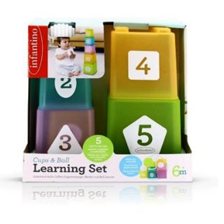 INFANTINO CUPS & BALL LEARNING SET
