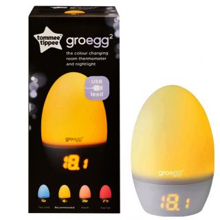 TOMMEE TIPPEE - GROEGG DIGITAL COLOUR-CHANGING NURSERY THERMOMETER