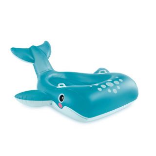 INTEX BLUE WHALE RIDE-ON INFLATABLE POOL FLOAT