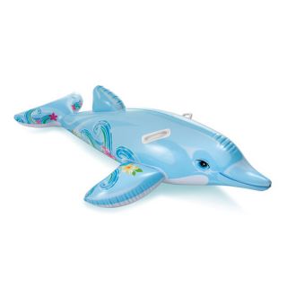 INTEX LIL DOLPHIN RIDE-ON INFLATABLE POOL FLOAT 175 X 66 CM