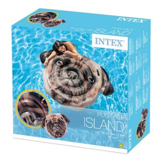 INTEX INFLATABLE PUG FACE ISLAND 163 X 119 X 20cm