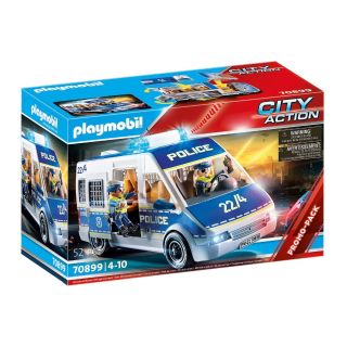 PLAYMOBIL POLICE VAN WITH LIGHTS AND SOUND