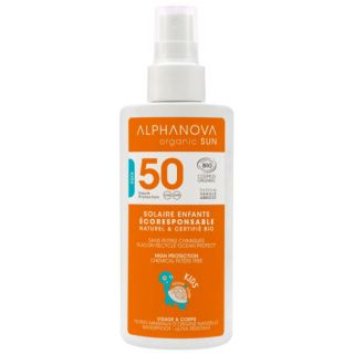 ALPHANOVA KIDS -  FACE AND BODY SUN SPRAY SPF 50 125g