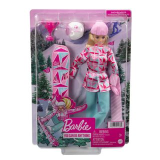 BARBIE YOU CAN BE ANYTHING SNOWBOARDER DOLL