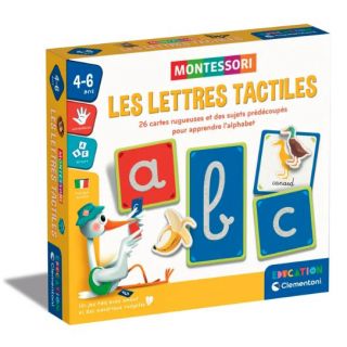 CLEMENTONI - LES LETTRES TACTILES