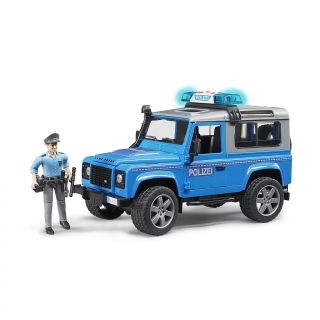 Land Rover Defender Station Wagon Police Vehicle & Policeman
