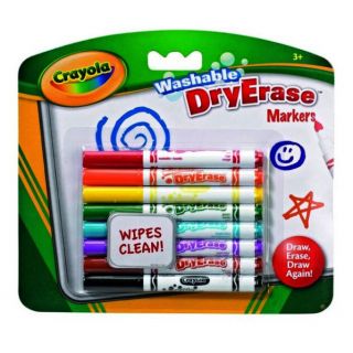 CRAYOLA - WASHABLE DRY ERASE MARKERS FOR WHITEBOARD