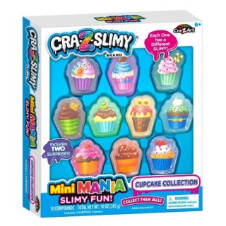 CRA-Z-ART - CRA-Z-SLIMY MINI MANIA SLIMY FUN - CUPCAKE COLLECTION