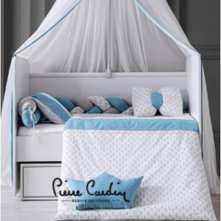 PIERRE CARDIN TIMMIE BABY BED SET BLUE