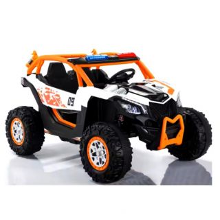 12V BUGGY WHITE, RIDE-ON, BATTERY POWERED