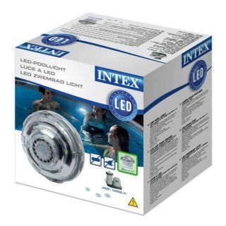 INTEX LED POOL LIGHT W/HYDROELECTRIC POWER 3.8 CM