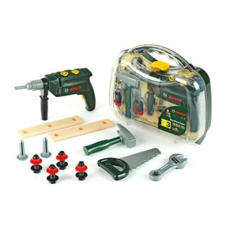 BOSCH TOOL CASE, BIG, WITH DRILL, TRANSPARENT
