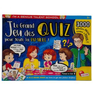 LISCIANI - I'M A GENIUS TALENT SCHOOL - LE GRAND JEU DES QUIZ (3000 QUESTIONS)