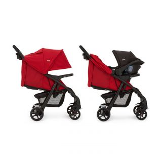 JOIE NEW MUZE LX 4 IN 1 TRAVEL SYSTEM, RED