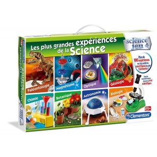 CLEMENTONI 8 IN 1 SCIENCE GAMES FRENCH