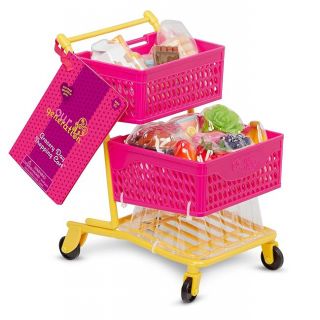 OUR GENERATION SHOPPING CART PINK