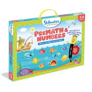 PREMATH AND NUMBERS,WRITE & WIPE ACTIVITY MATS