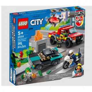 LEGO CITY FIRE RESCUE & POLICE CHASE