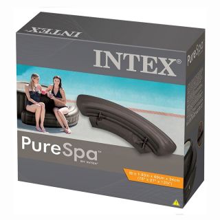 INTEX SPA INFLATABLE BENCH FOR ROUND JET - BLACK, 193X69X34cm