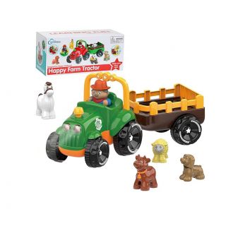LEARNING FUN HAPPY FARM TRACTOR WITH LIGHTS