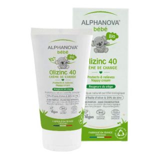 ALPHANOVA BEBE - OLIZINC 40 DIAPER CREAM (50G)