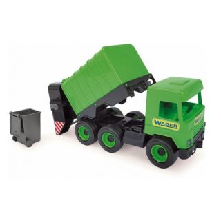 WADER MIDDLE TRUCK GARBAGE GREEN TRUCK 