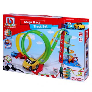 BBURAGO JUNIOR - MEGA RACE TRACK SET 2-CTN