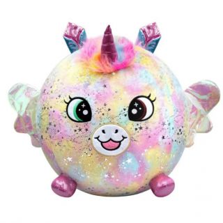 EOLO - BIGGIES SHINY CORNS RAINBOW UNICORN XXL INFLATABLE PLUSH