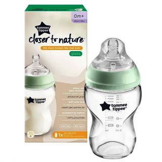 TOMMEE TIPPEE - CTN SLOW FLOW GLASS BOTTLE 250ml (1 PC)