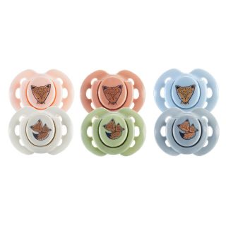 TOMMEE TIPPEE - FUN FRIENDS ORTHODONTIC SOOTHERS 0 - 6 months