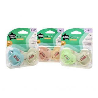 TOMMEE TIPPEE - ANYTIME ORTHODONTIC SOOTHERS (2 PCS) 0 - 6 months