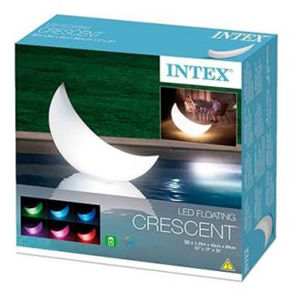 INTEX LED FLOATING CRESCENT LIGHT - MOON
