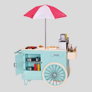 OUR GENERATION RETRO HOT DOG CART