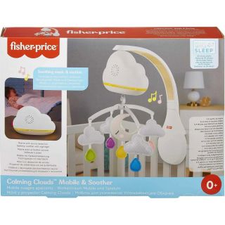 FISHER PRICE CALMING CLOUDS MOBILE & SOOTHER