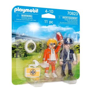 PLAYMOBIL DUOPACK DOCTOR AND POLICE OFFICER