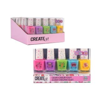CREATE IT! NAIL POLISH SCENTED 5 PACK DISPLAY