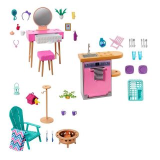 BARBIE'S HOME DECORATION PLAYSET (EACH SOLD SEPERATLY)
