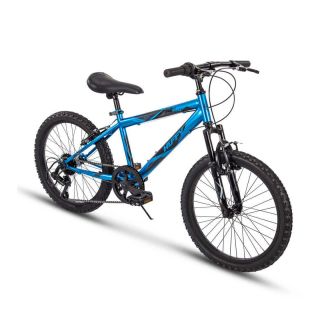HUFFY STONE MOUNTAIN 20 INCH BLUE WITH FRONT SUSPENSION, SHIMANO