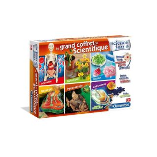 CLEMENTONI 6 IN 1 SCIENCE GAMES S&G FRENCH