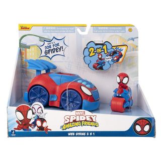 SPIDEY AND HIS AMAZING FRIENDS FEATURE VEHICLE - WEB STRIKE 2 IN 1 VEHICLE