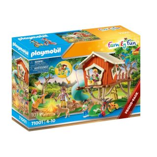 PLAYMOBIL ADVENTURE TREEHOUSE WITH SLIDE