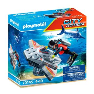 PLAYMOBIL SEA RESCUE DIVING SCOOTER
