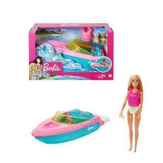 BARBIE DOLL AND BOAT PLAYSET 