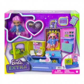 BARBIE EXTRA MINIS DOLL AND PETS PLAYSET